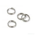 Кольцо заводное Split Ring Silver Nickel №4